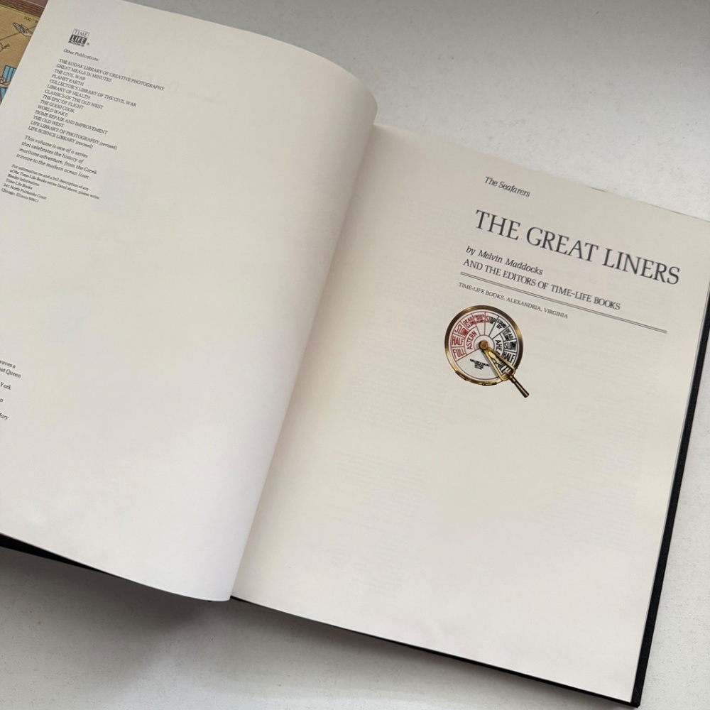 The Seafarers Time Life Books, Luxury Yachts, The Great Liners, Vintage Hardcove - Picture 12 of 17